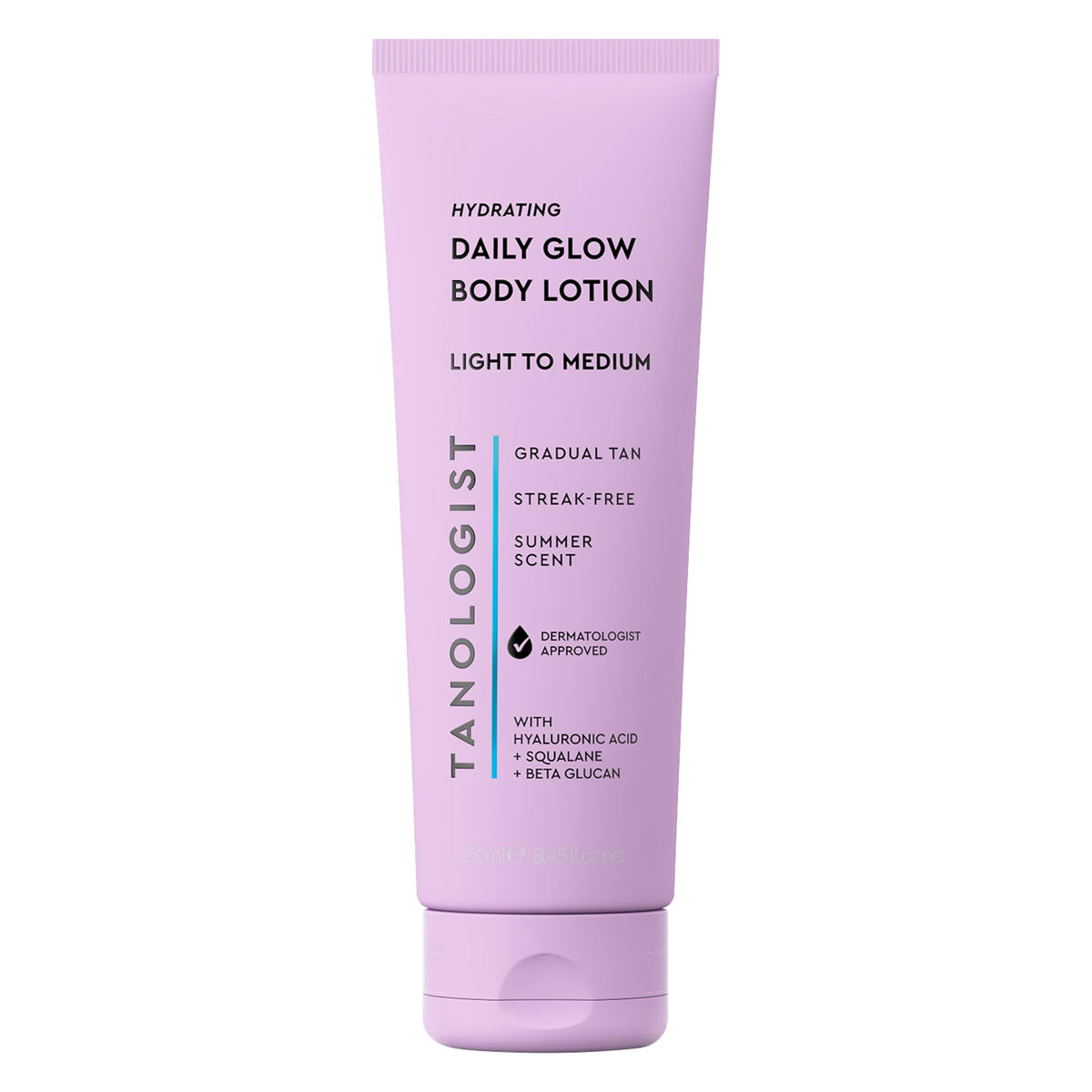 Tanologist Daily Glow lotion bottle for Light/Medium shade