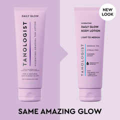 Tanologist Hydrating Daily Glow Body Lotion packaging