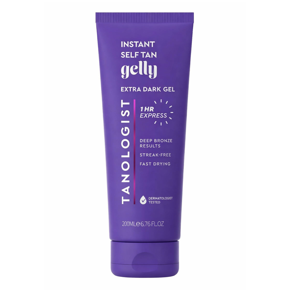 Tanologist Express Self Tan Gel Extra Dark tube packaging