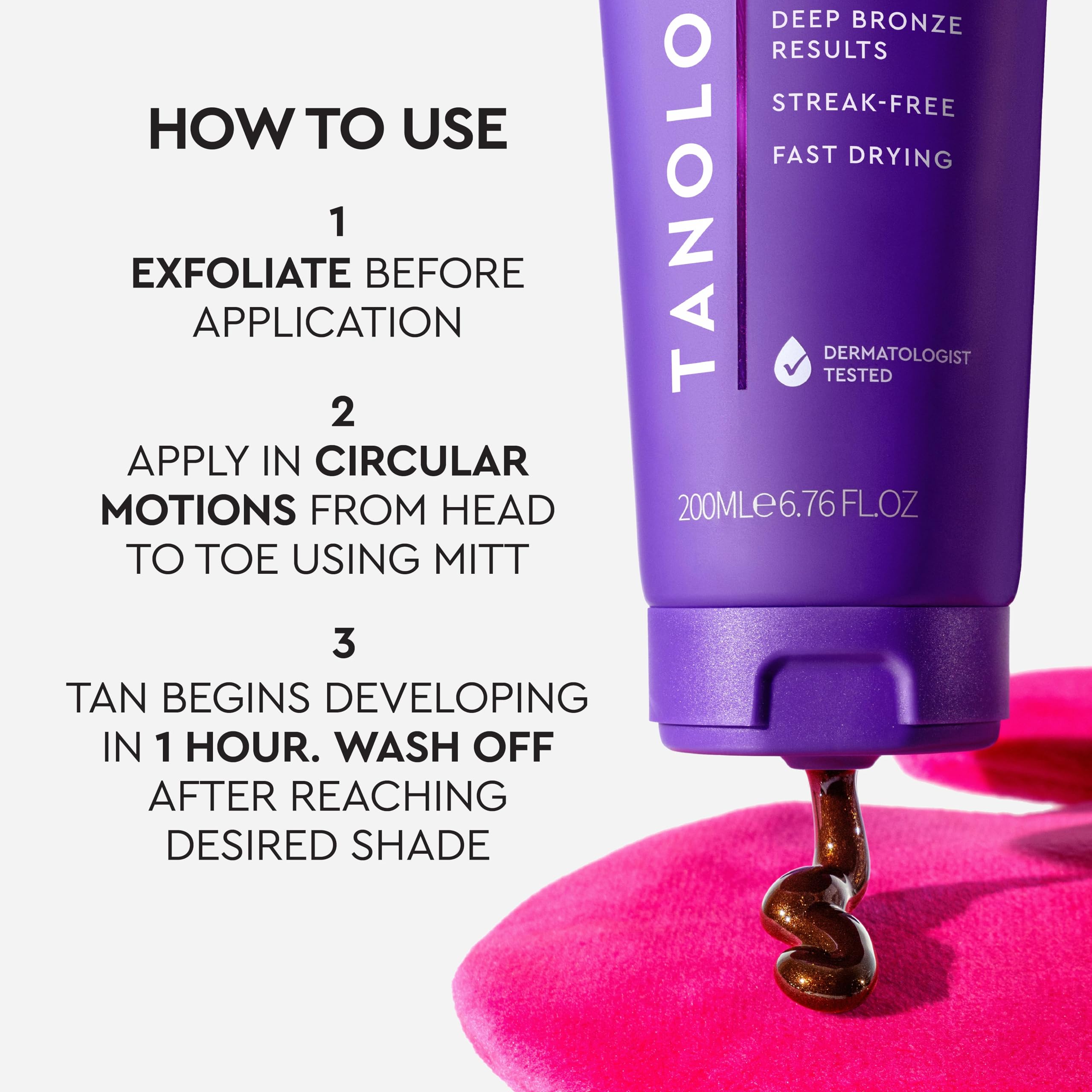 Tanologist Self Tan Gel Extra Dark vegan cruelty-free label