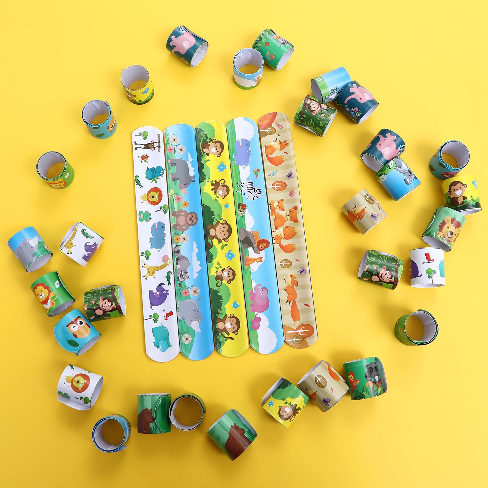 Slap bracelets suitable for kids and adults