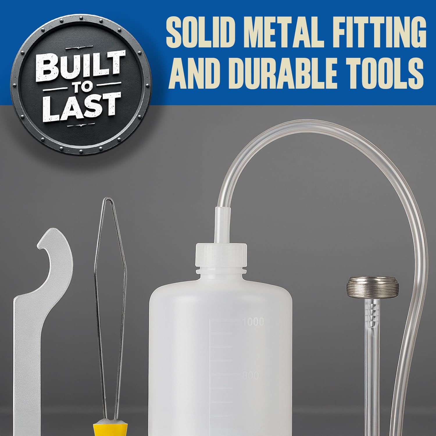 Tap plug and brush with storage bag in kit