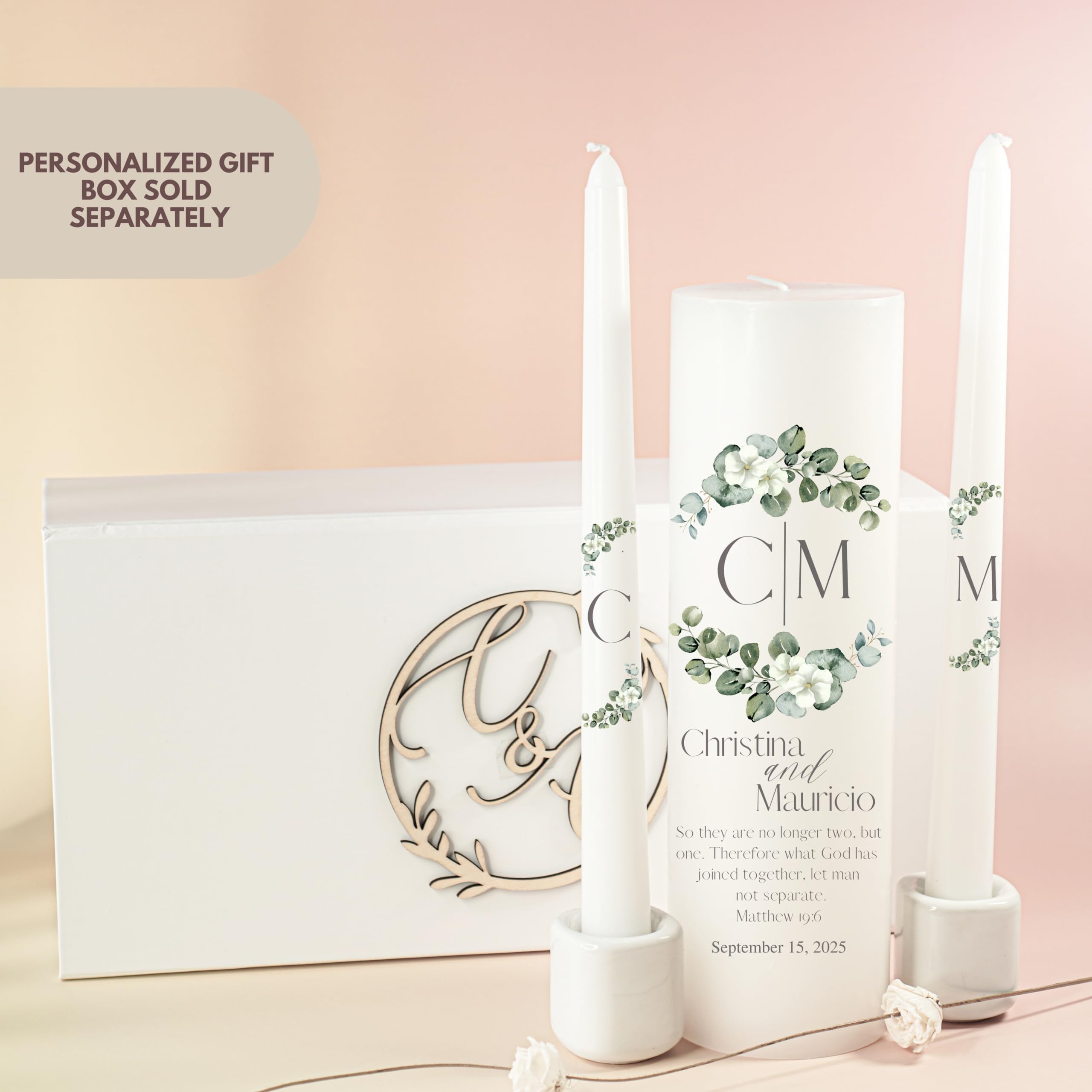 taper candles 10 inches two pack