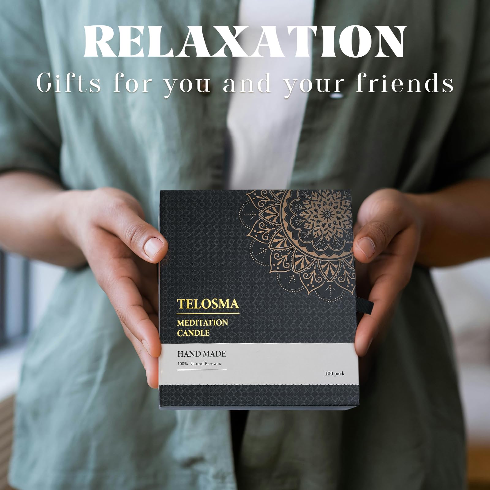 Taper candles are 2.5 inches tall