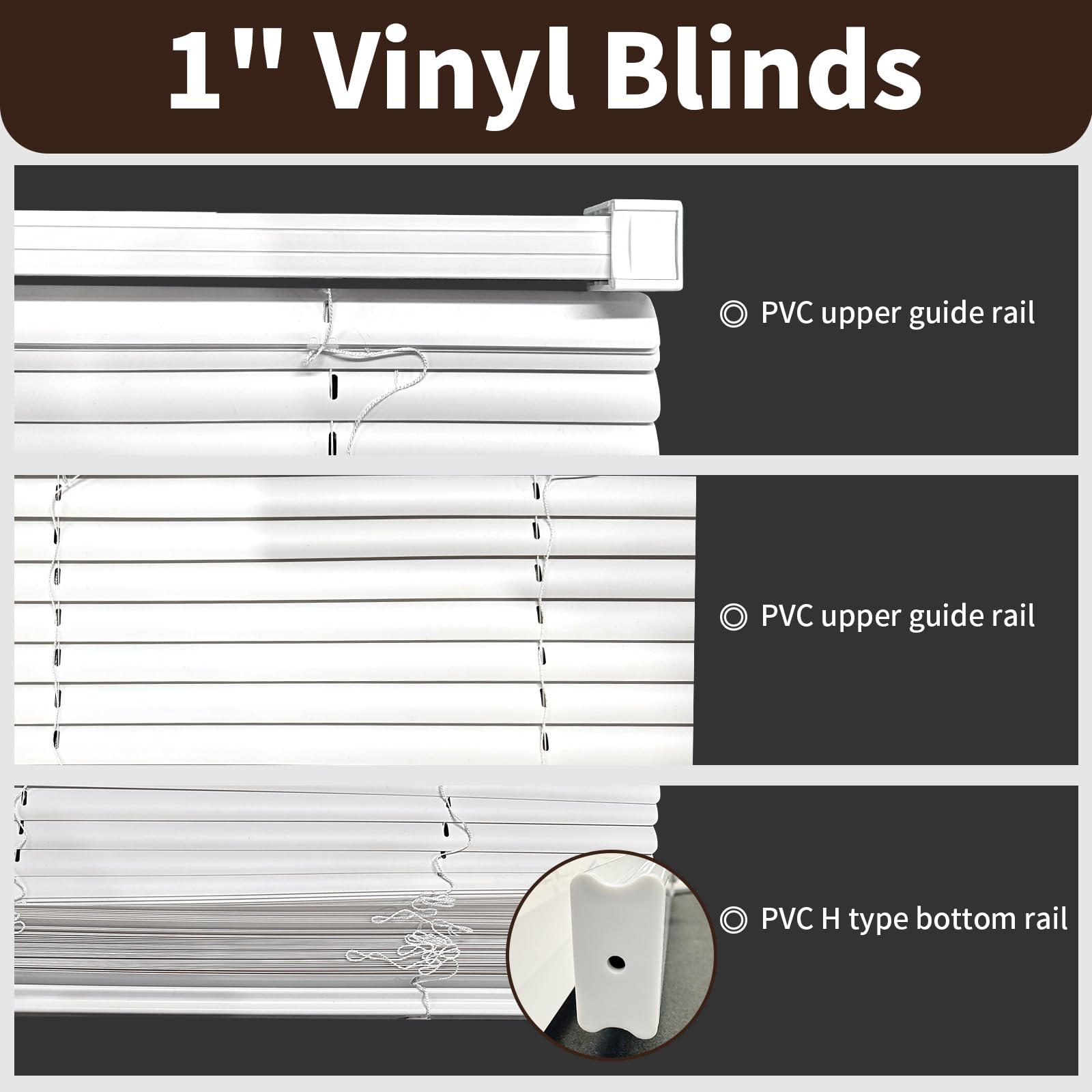Inside mount option for Taplzmg cordless mini blinds