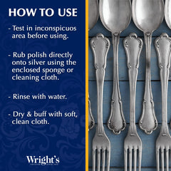 Cream polish for silver brass copper aluminum pewter