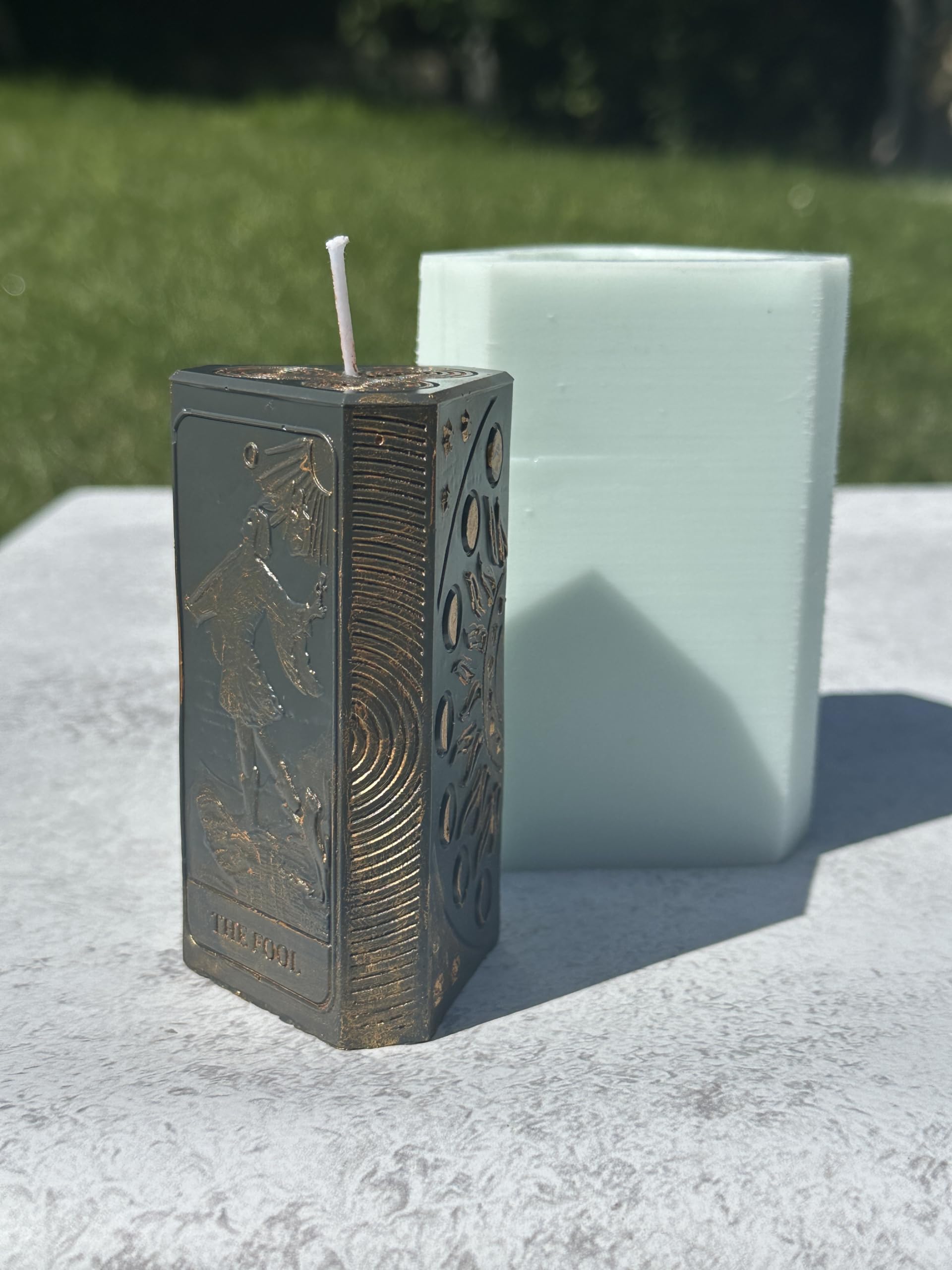 Tarot arcana candle mold product image