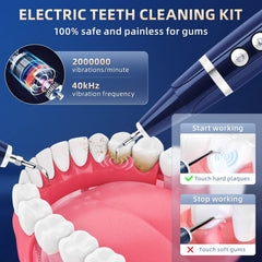 Tartar Remover Teeth Cleaning Kit including LED light