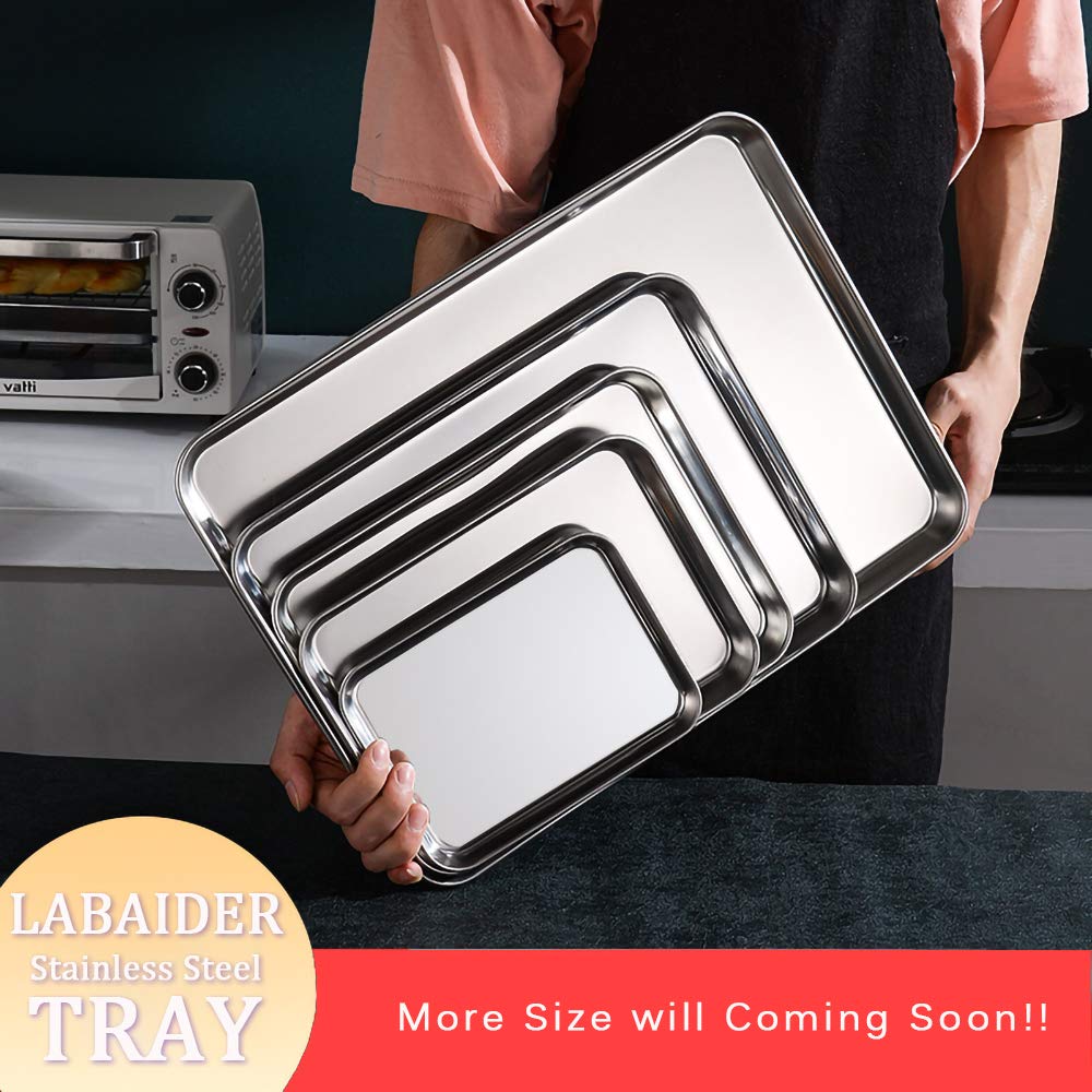 Stainless steel tray for organization at lab dental or tattoo spaces