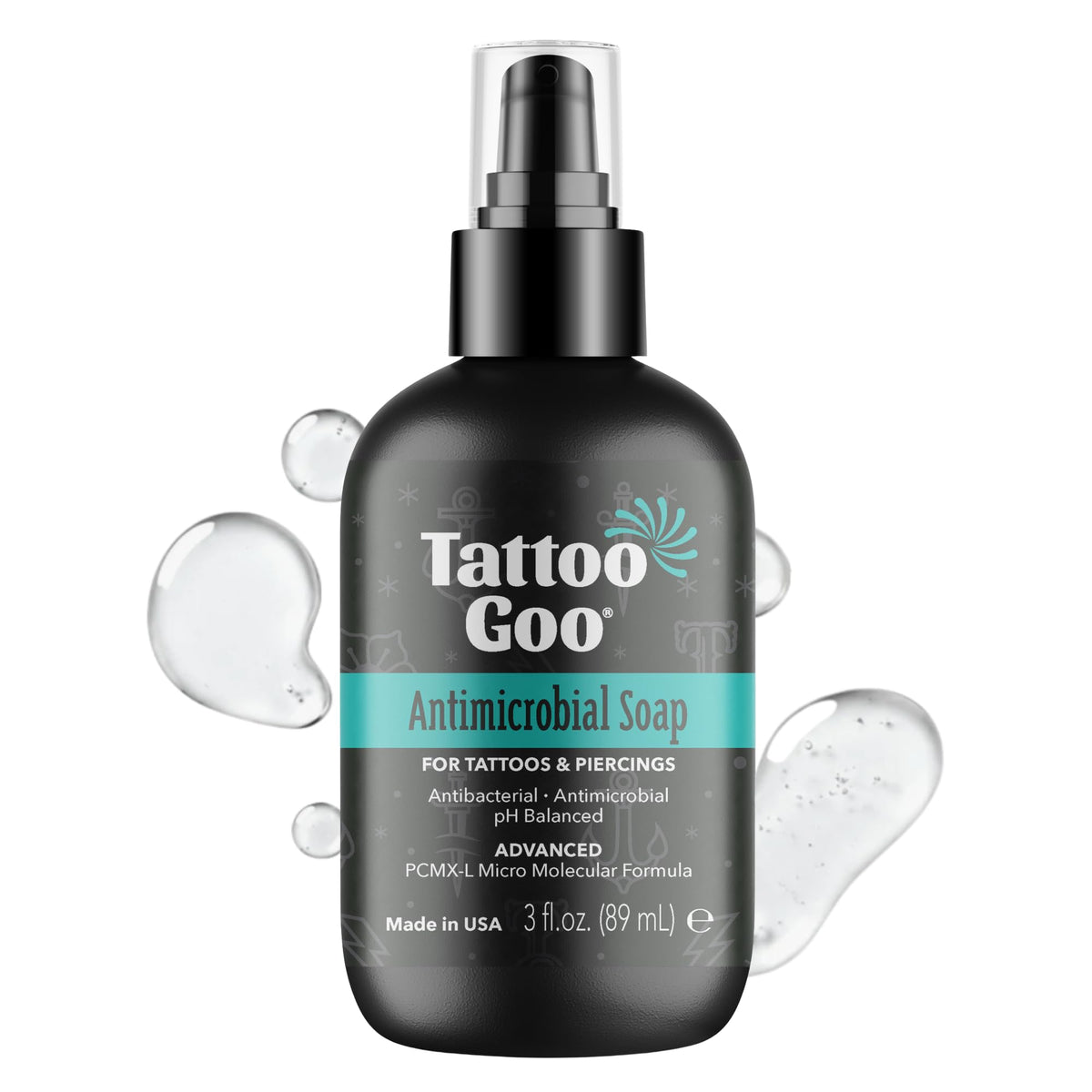 Tattoo Goo Cleansing Soap 3 oz for tattoos and piercings
