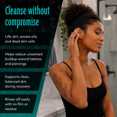 Olive oil enriched tattoo and piercing care soap