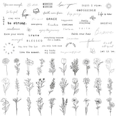 TATUWST realistic temporary tattoos 60 sheets packaging