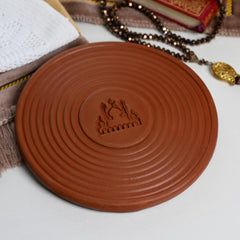 Mosque logo at center of Tayammum Stone