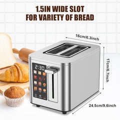 TAZTIR toaster digital timer and touch screen