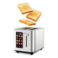 TAZTIR touch screen toaster 2 slice stainless steel