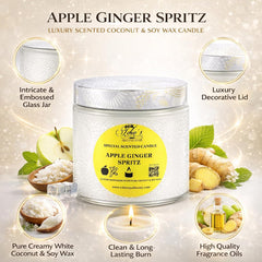 Dual wick candle for even burn by Tchio's Royal Beauty