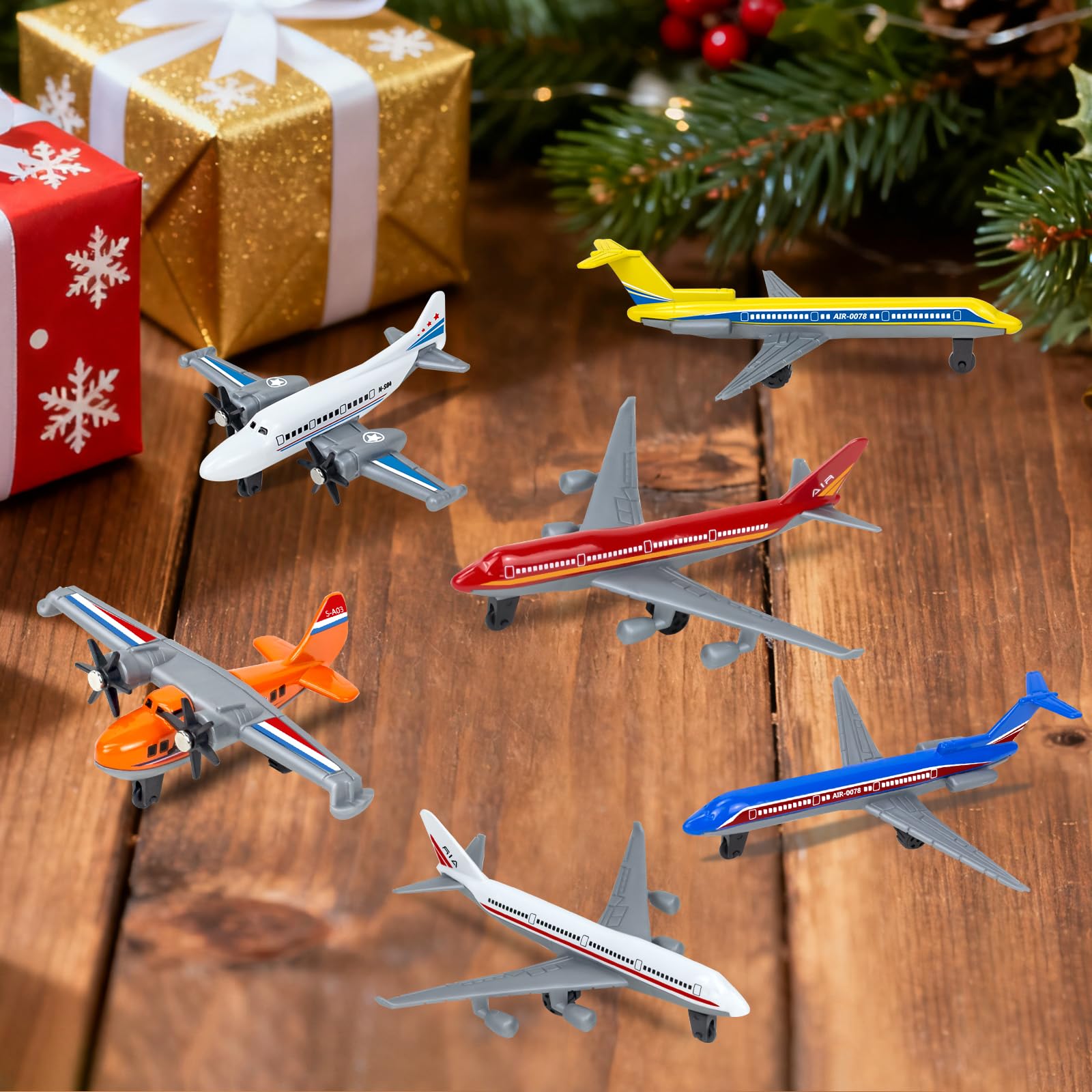 Birthday gift set of Tcvents airplane toys