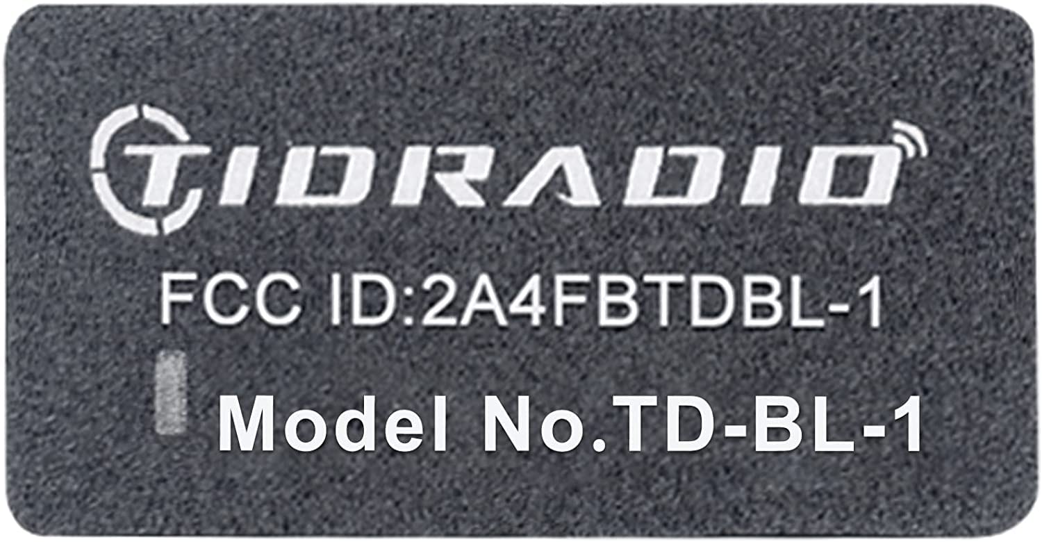 TD-H3 and TD-H8 built-in Bluetooth programming image