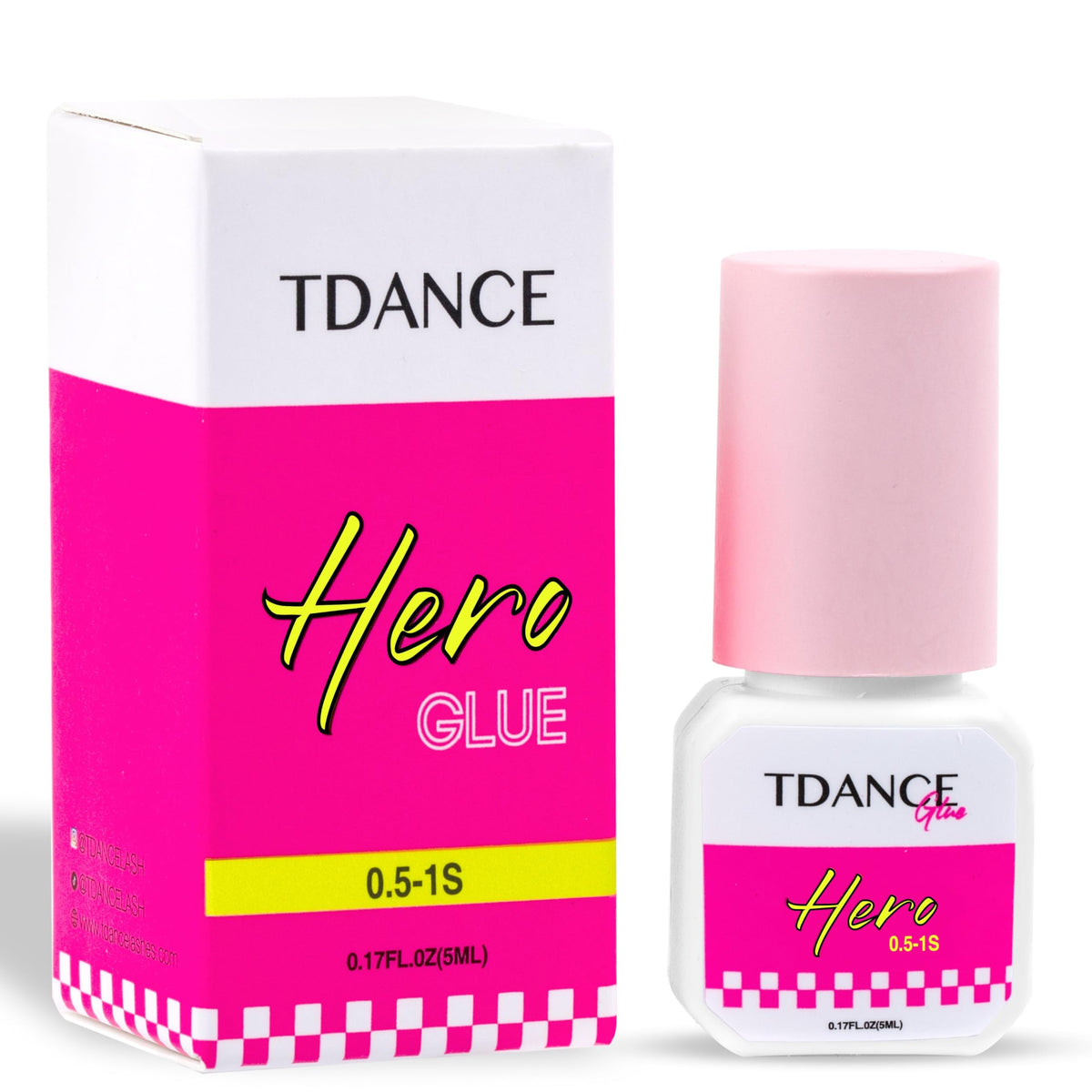 TDANCE eyelash extension glue 5ml bottle for professional use
