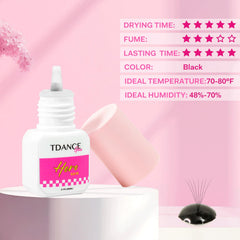 Fast drying lash glue 0.5–1 second for professionals