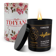 tdiyani sagittarius candle 9oz in gift box