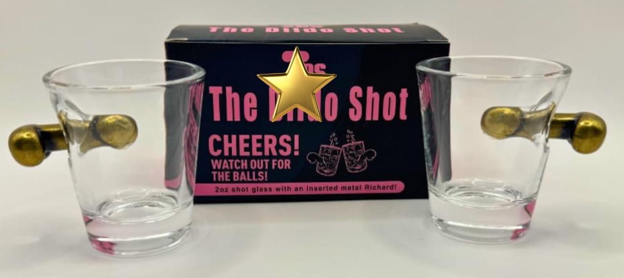 Adult humor gift shot glass for celebrations by TDS