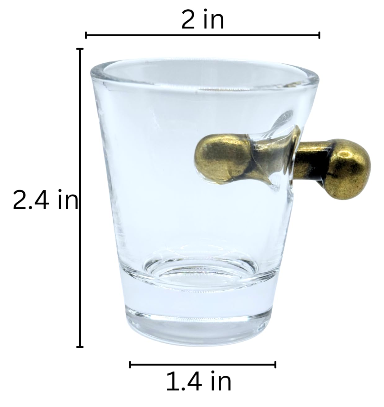 Gag gift centerpiece shot glass set by TDS