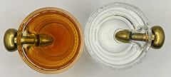 Premium glass shot glasses with durable insert by TDS