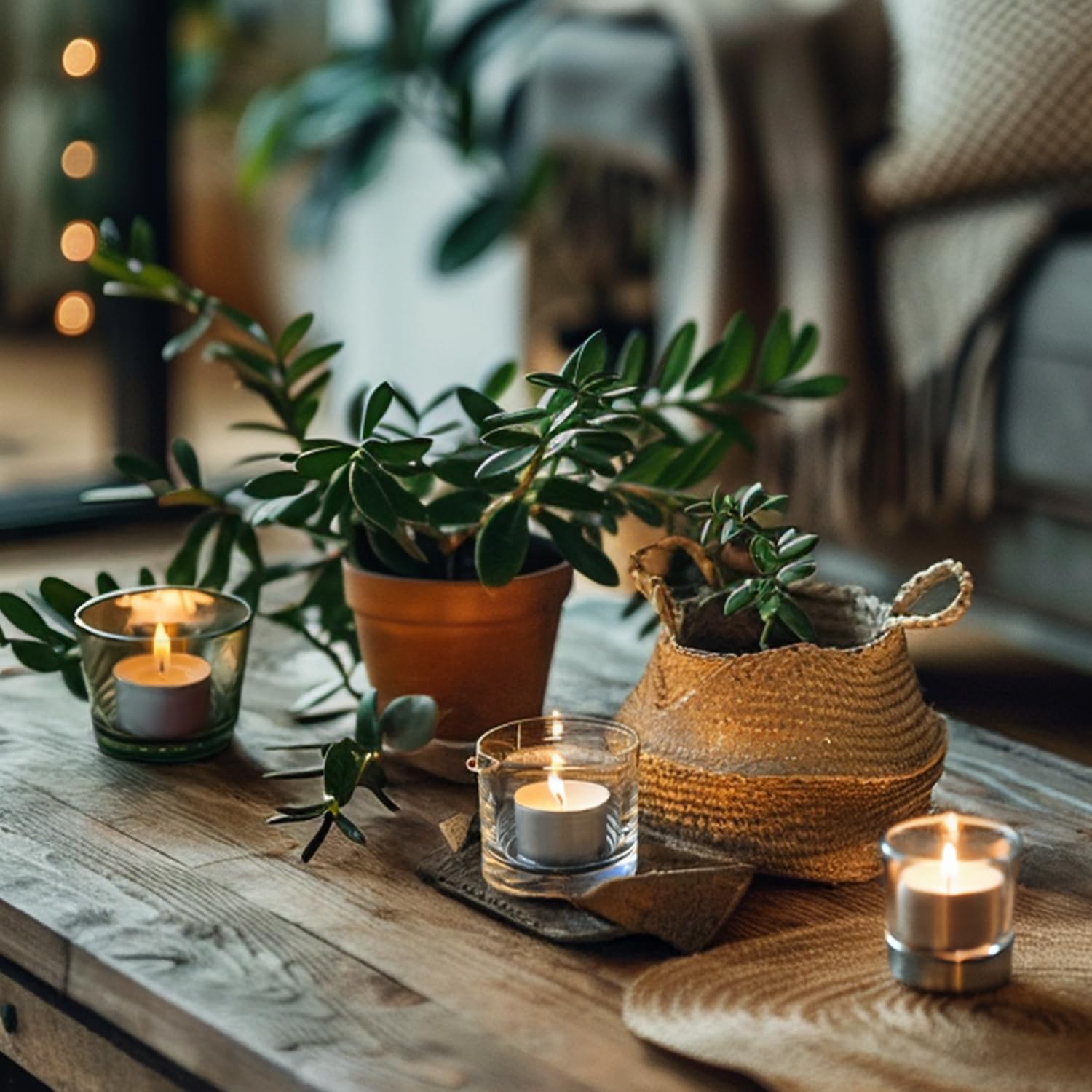 100 pack tea lights for home decor and celebrations
