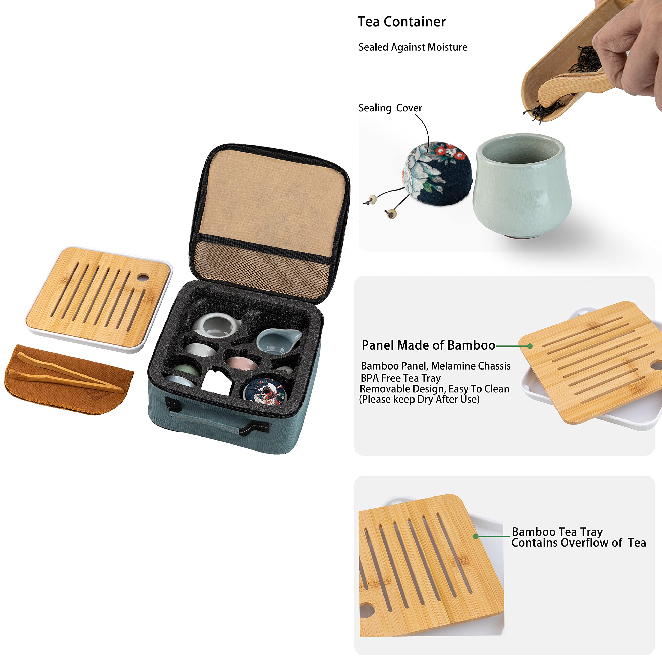 Gongdao Cup and travel accessories included with setup