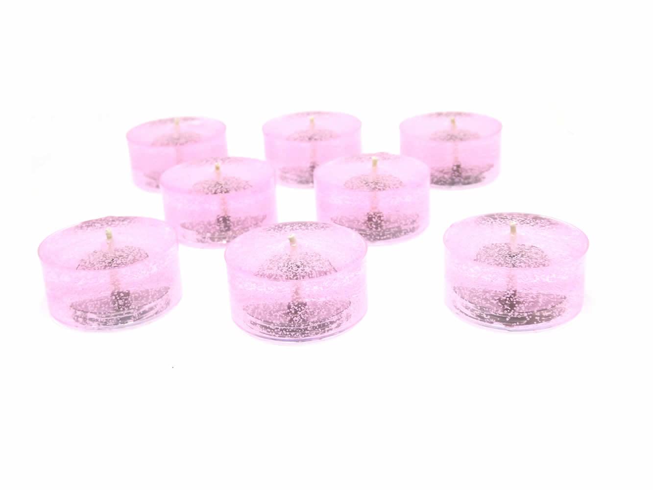 Cardboard box packaging contains 24 tea lights