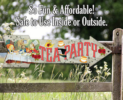Alice in Wonderland signs metal wall art indoor outdoor