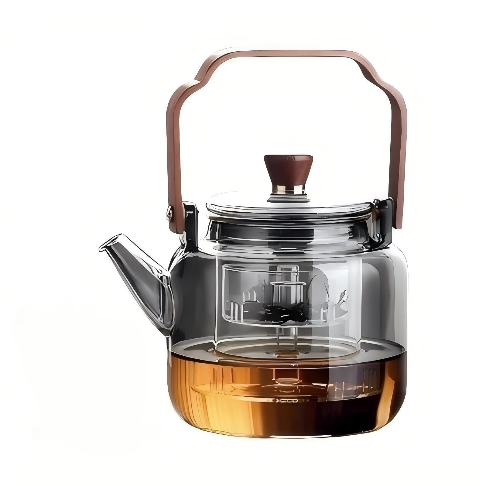 Tea pot with infuser for loose leaf tea 34oz capacity
