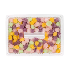 Mochi pieces coated in potato starch Tea Zone snack