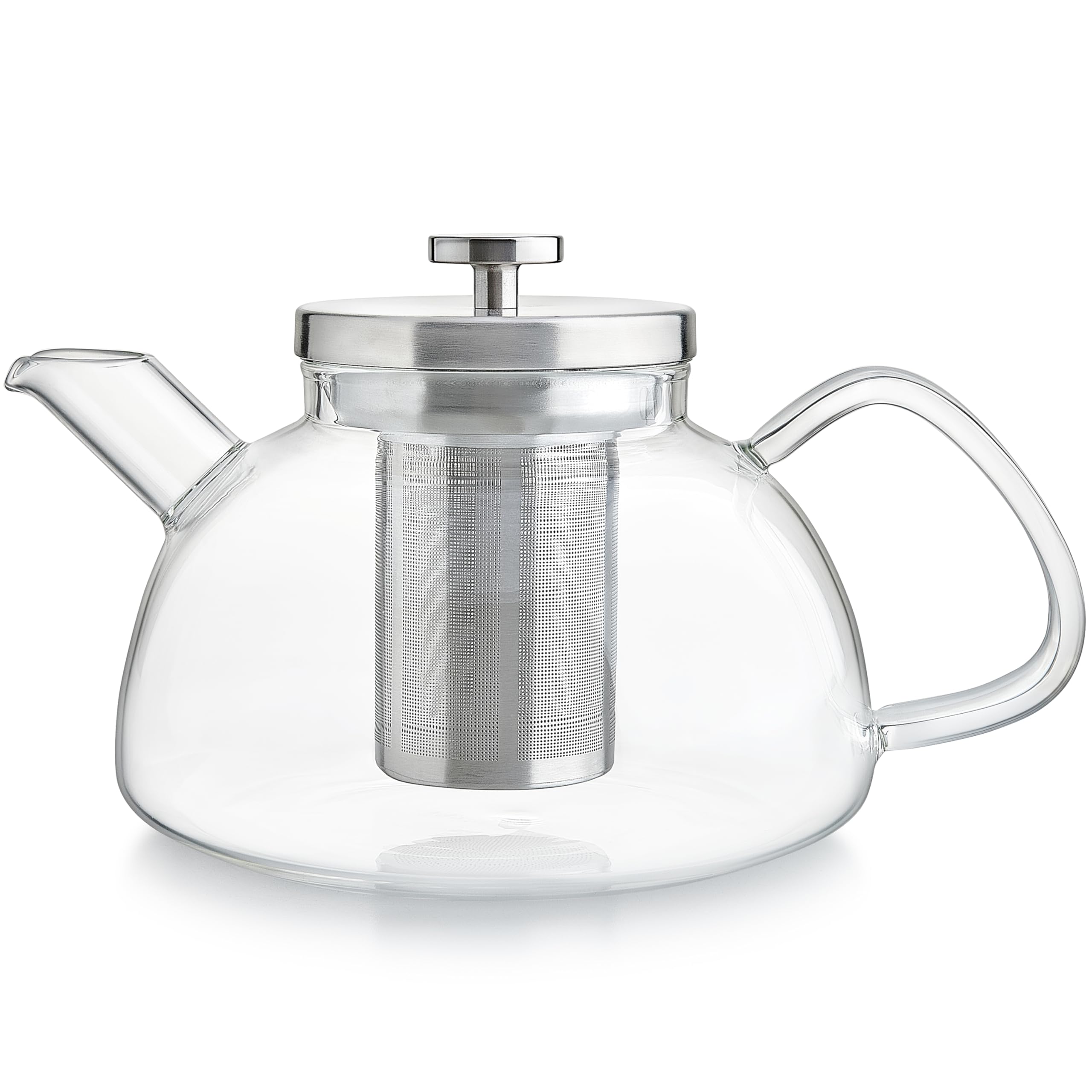 Stovetop-safe and dishwasher-safe teapot design