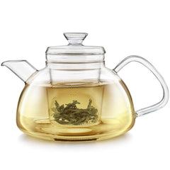 Teabloom Innovative Filtered Borosilicate Glass Teapot