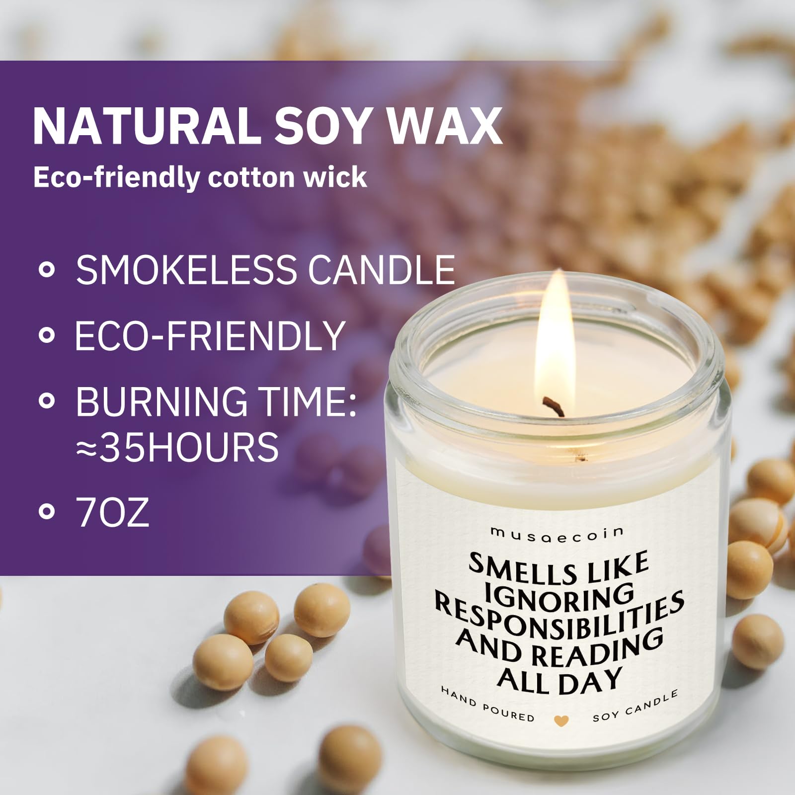 teacher appreciation candle for book lovers museacoin