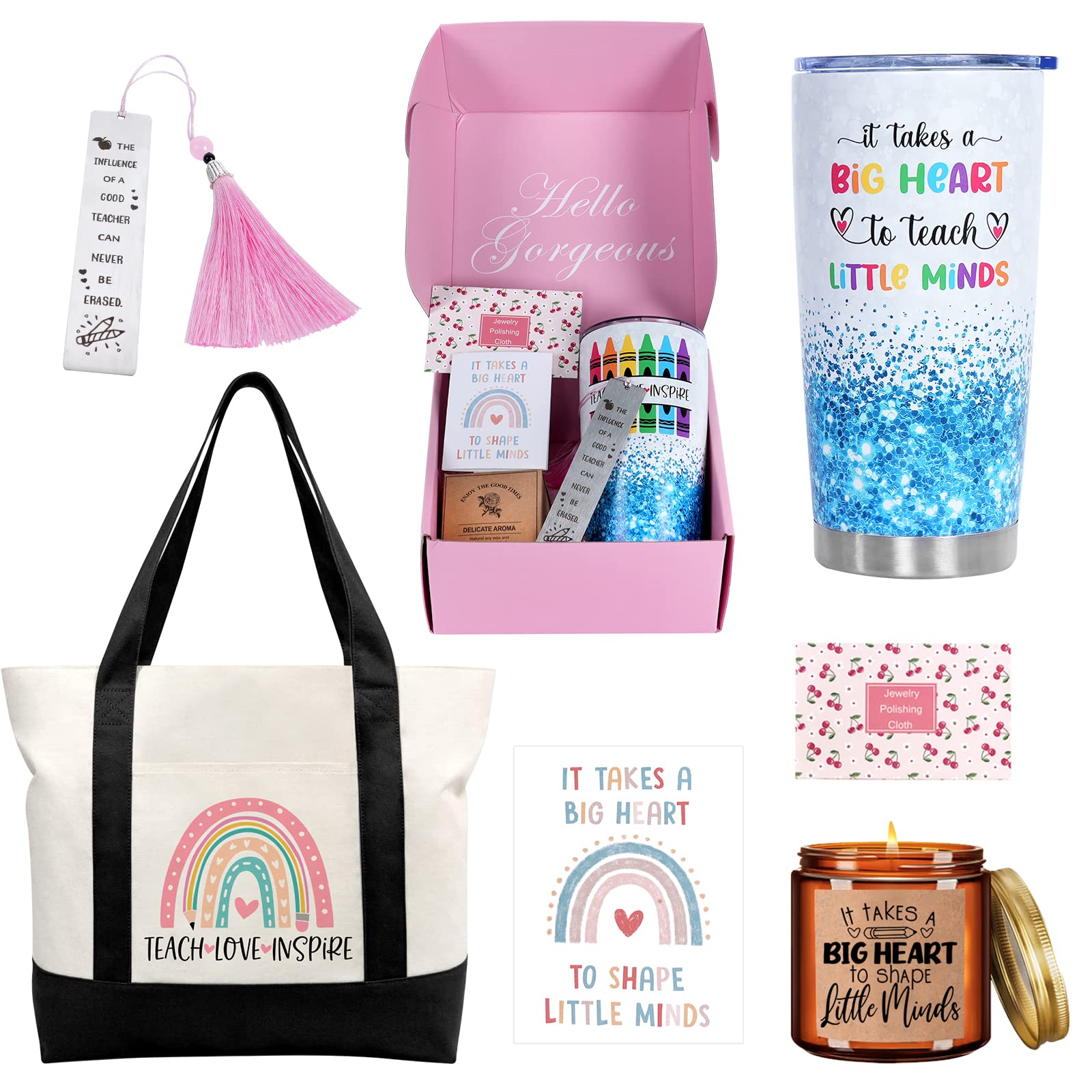 Gift set for women teachers with six items