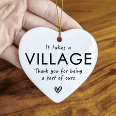 Gift for teachers and day care providers ornament