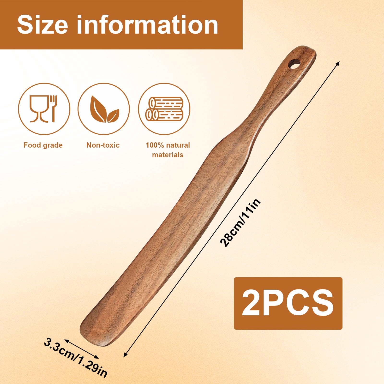 11 inch spurtle for sourdough mixing