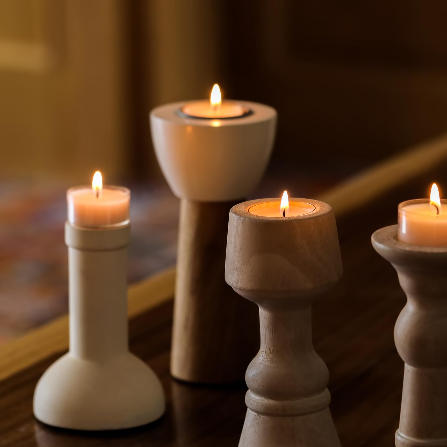 Tealight Candles clear cup unscented 200 pack