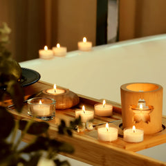 Tealight Candles white 300 pack in clear cup