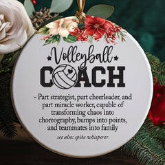 Team gift ornament for coaching staff