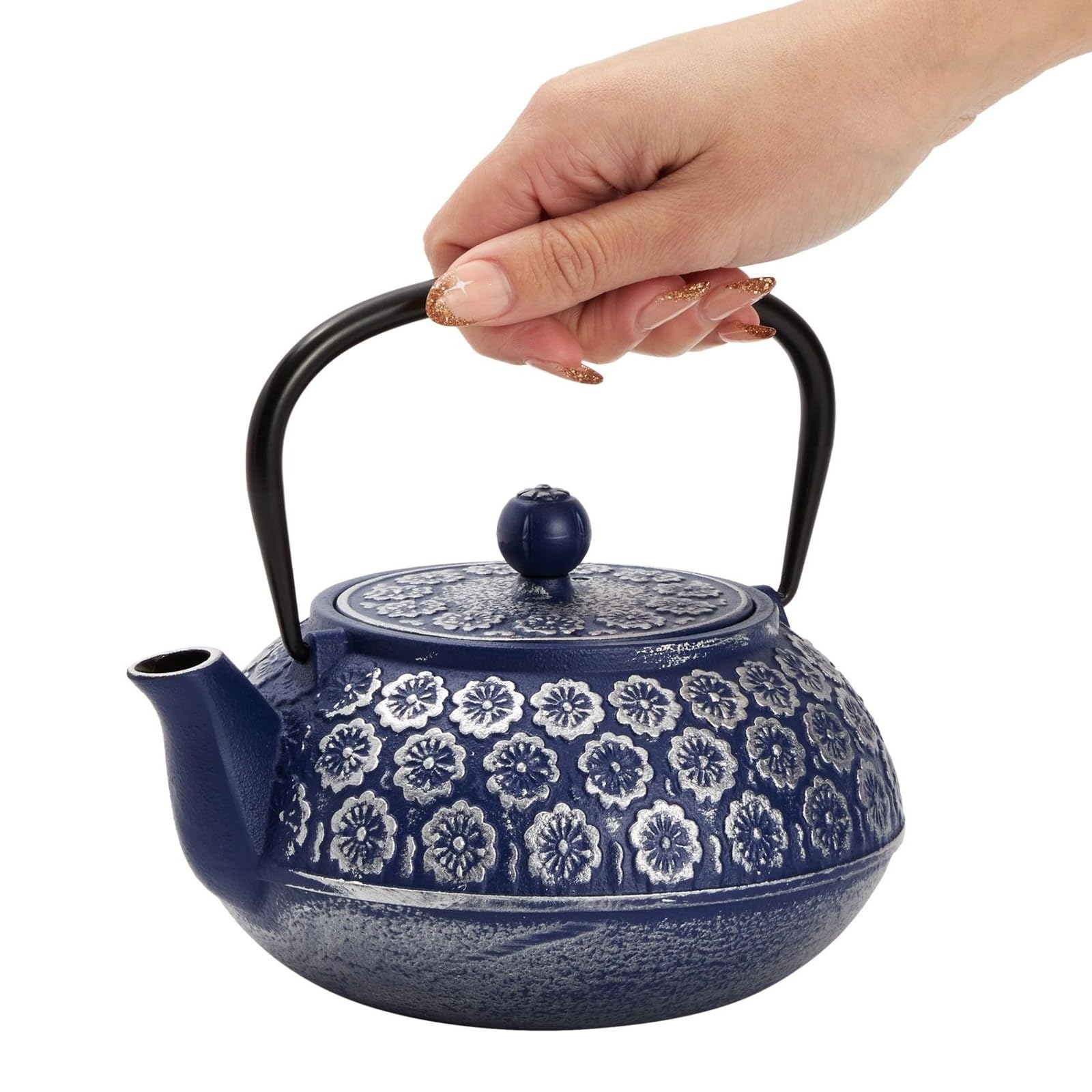 Stovetop Juvale teapot with infuser and lid
