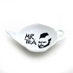 Handmade teapot shaped teabag holder