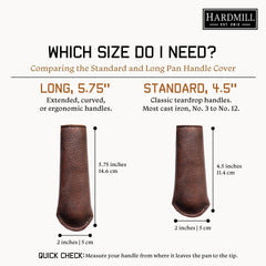 Tear-drop shape handle cover standard size 4.5 inch