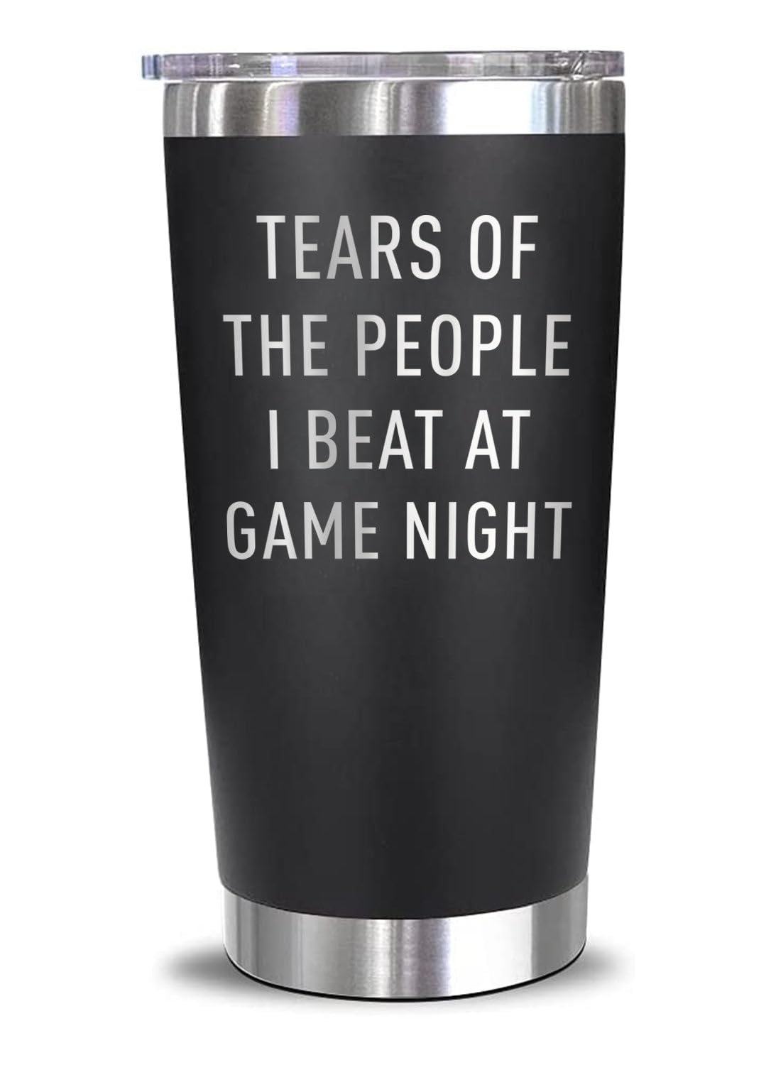 Tears Of The People I Beat At Game Night stainless steel tumbler product image