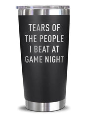 Tears Of The People I Beat At Game Night stainless steel tumbler product image