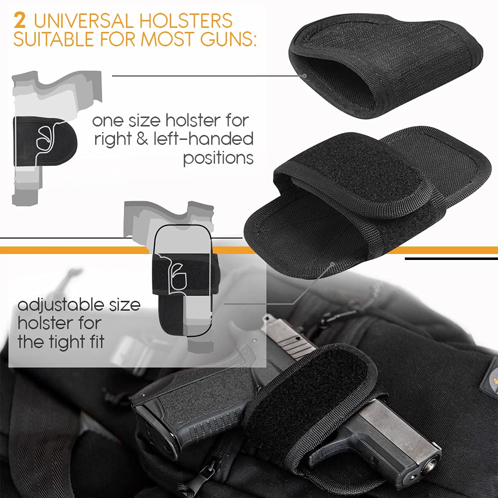 Ergonomic adjustable shoulder strap on TECEUM sling bag