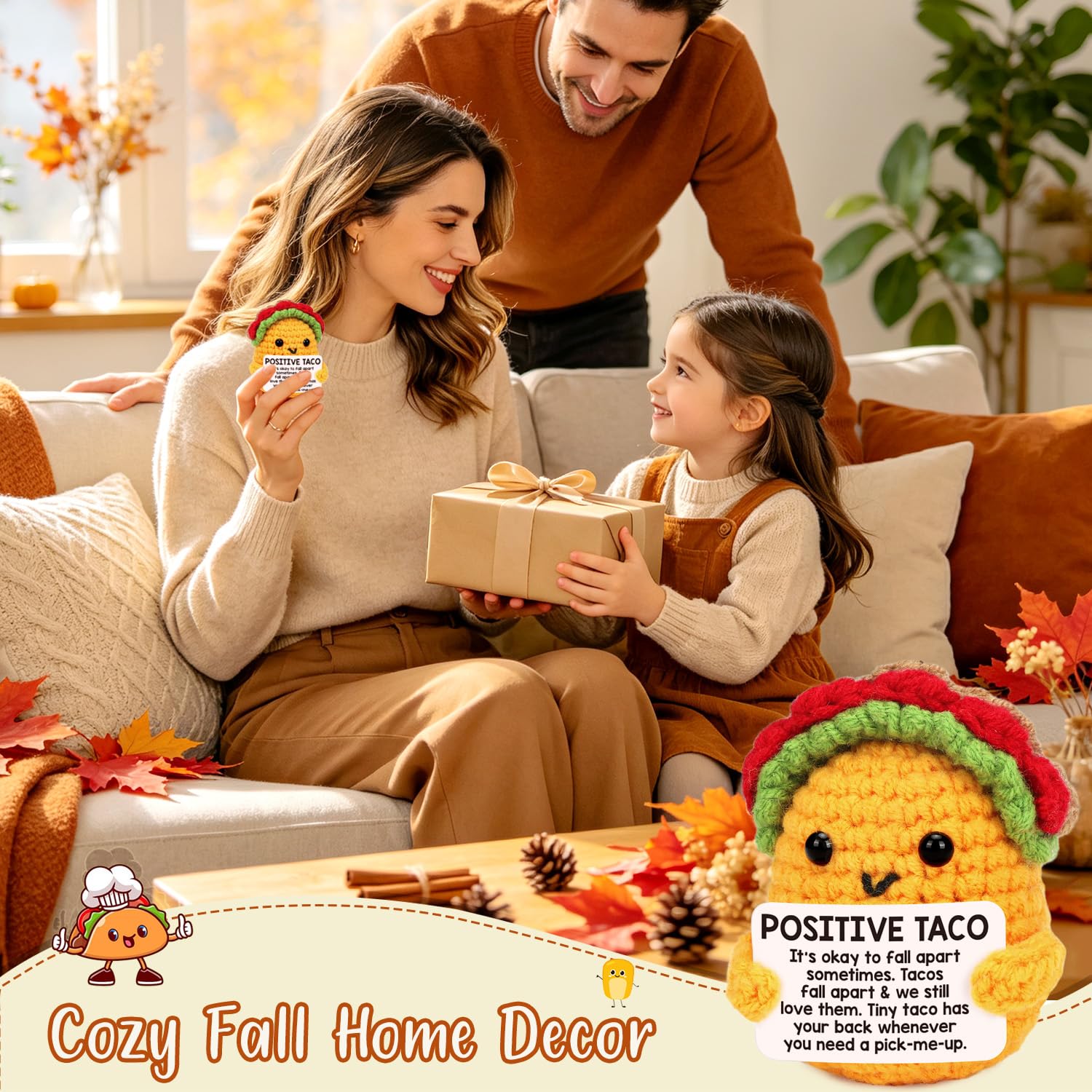 Teen boys girls taco stocking gift idea
